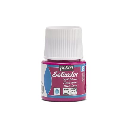 PEINTURE TISSU PEBEO SETACOLOR CLAIRS FUCHSIA 45ML N°49