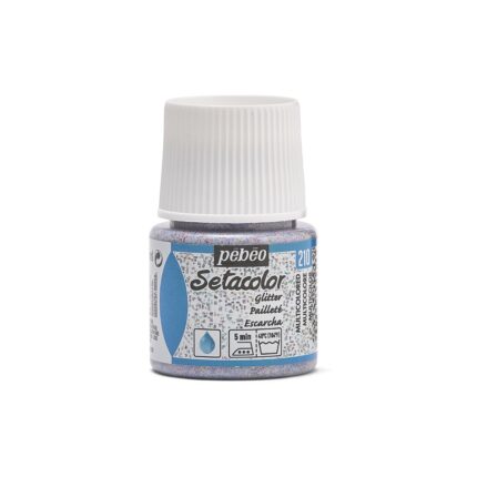 PEINTURE TISSU PEBEO SETACOLOR PAILLETE MULTICOLO 45ML N°210