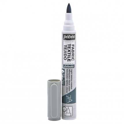 MARQUEUR TEXTILE 7A CLAIRS 1MM GRIS CLAIR PEBEO REF:803413