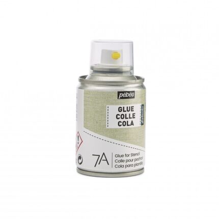 SPRAY COLLE REPOSITIONNABLE POUR POCHOIR TEXTILE 7A 100ML PEBEO