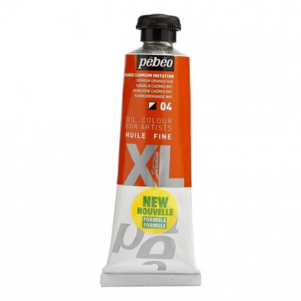 PEINTURE A L'HUILE ORANGE CADMIUM PEBEO 200ML N° 04