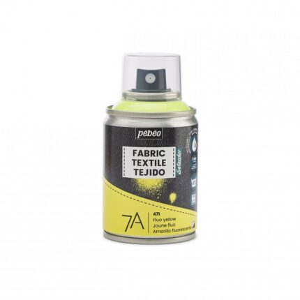 SPRAY TEXTILE 7A 100ML JAUNE FLUORSCENT 471 PEBEO