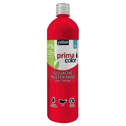 PEINTURE GOUACHE PEBEO 1L ROUGE PRIMAIRE
