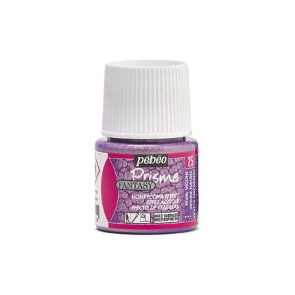 PEINTURE FANTASY PRISME 45ML VIOLINE NACREE N°25 PEBEO