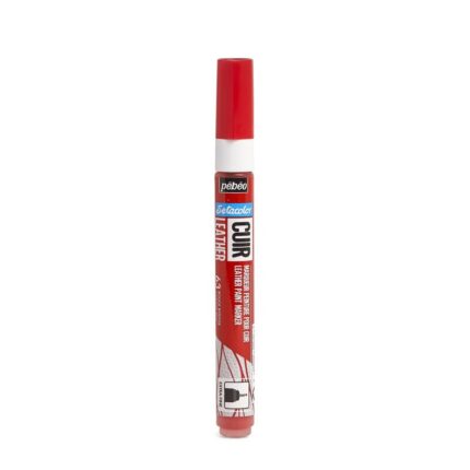 SETA COULEUR CUIR MARKER ROUGE INTENSE N°63-0.7MM PEBEO