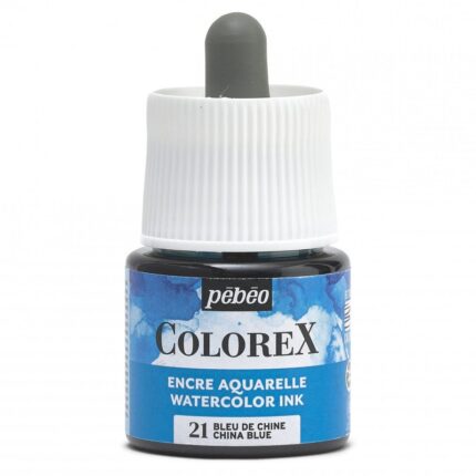 ENCRE AQUARELLE COLOREX 45ML N°03 BLEU DE CHINE PEBEO