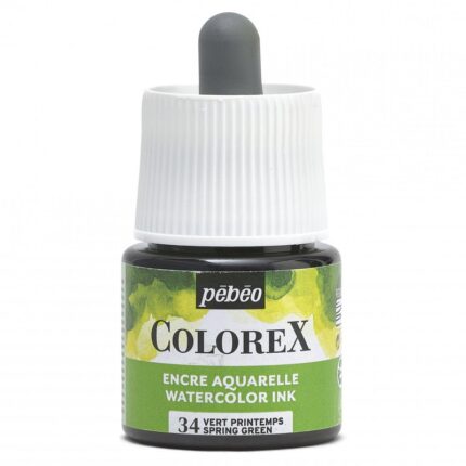 ENCRE AQUARELLE COLOREX 45ML N°45 VERT PRINTEMPS PEBEO