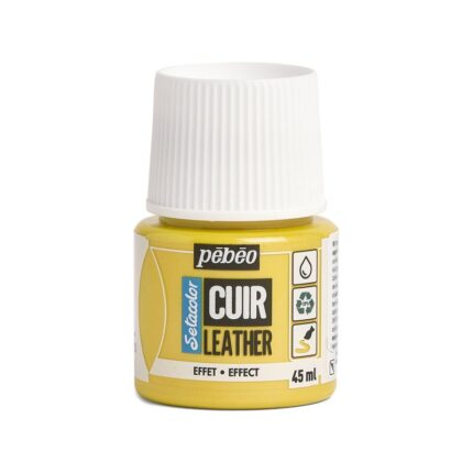 SETACOLOR CUIR 45ML JAUNE TOURNESOL N°3 PEBEO