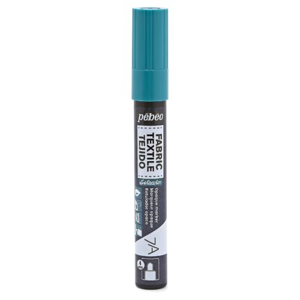 MARQUEUR TEXTILE 7A CLAIRS 4MM VART EMERAUDE PEBEO REF:804410