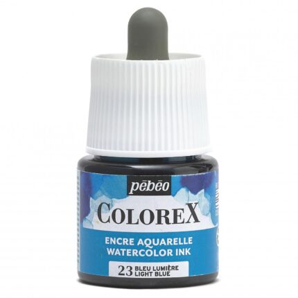 ENCRE AQUARELLE COLOREX 45ML N°05 BLEU LUMIERE PEBEO