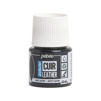 SETACOLOR CUIR 45ML NOIR EXTREME N°23 PEBEO