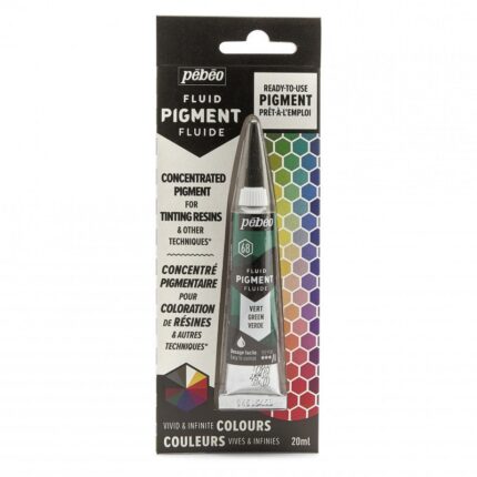 TUBE FLUID PIGMENT POUR RESINE 20ML VERT PEBEO REF:650668