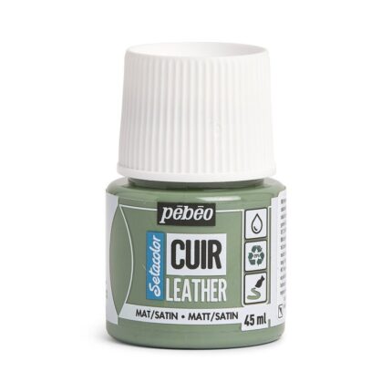 SETACOLOR CUIR 45ML VERT MATCHA N°15 PEBEO