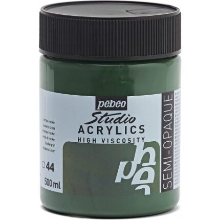 ACRYLICS STUDIO PEBEO 500ML N°44 VERT DE HOOKER