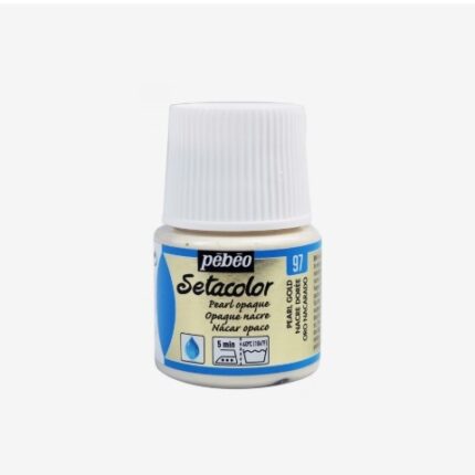 PEINTURE TISSU PEBEO SETACOLOR OPAQUE NACRE DOREE 45ML N°97