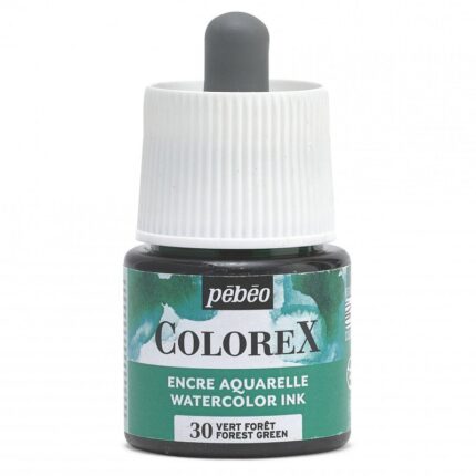 ENCRE AQUARELLE COLOREX 45ML N°41 VERT FORET PEBEO