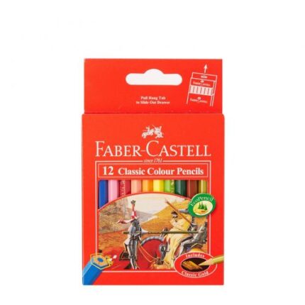 PAQUET DE 12 CRAYONS COULEUR PM- FABER-CASTELL 115851