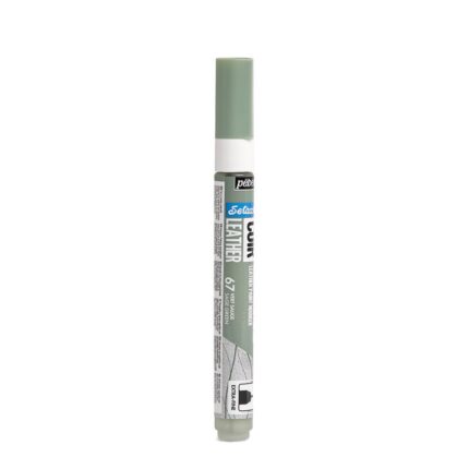 SETA COULEUR CUIR MARKER VERT SAUGE N°67-0.7MM PEBEO