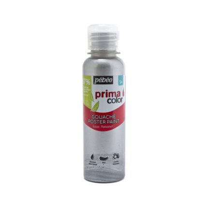 PEINTURE GOUACHE LIQUIDE PEBEO 250ML ARGENT