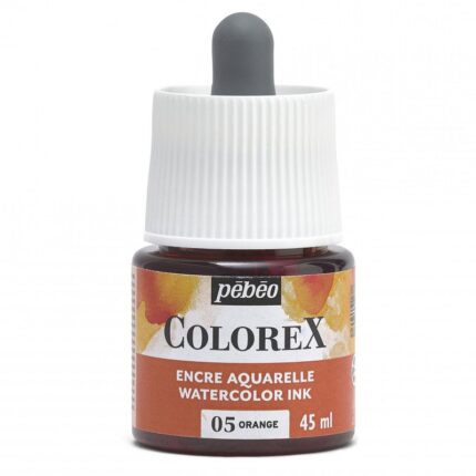 ENCRE AQUARELLE COLOREX 45ML N°26 ORANGE DE MARS PEBEO