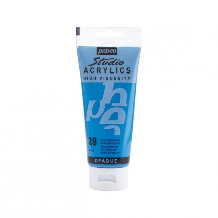 PEINTURE PEBEO STUDIO ACRYLIC 100ML N°49 BLEU PRIMAIRE