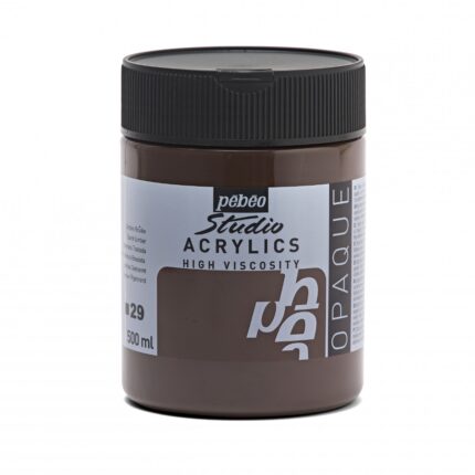 ACRYLICS STUDIO PEBEO 500ML N°29 OMBRE BRULEE