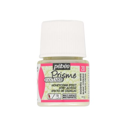 PEINTURE FANTASY PRISME 45ML BLANC COQUILLE N°20 PEBEO