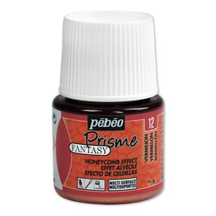 PEINTURE FANTASY PRISME 45ML VERMILLON N°12 PEBEO
