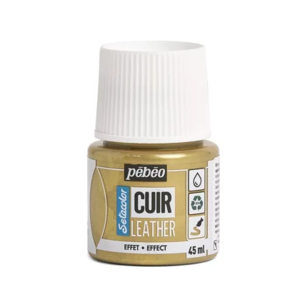SETACOLOR CUIR 45ML METAL OR N°33 PEBEO