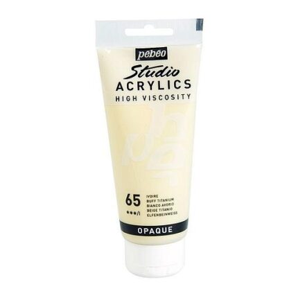 PEINTURE PEBEO STUDIO ACRYLIC 100ML N°65 IVOIRE