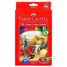 PAQUET DE 36 CRAYONS COULEUR FABER-CASTELL 11 58 56