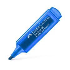 FLUORESCENT FLUO 1546 FABER CASTELL BLEU
