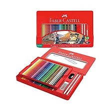 BTE 48 CRAYON COULEUR CLASSI SKETCH SET ART.115849 FABER CASTELL