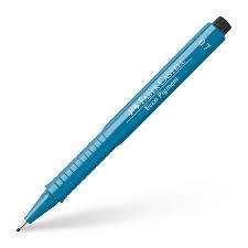 FEUTRE ECCO PIGMENT 0.3 FABER CASTELL BLEU ART.166351