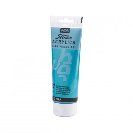 PEINTURE PEBEO STUD ACRYLIC 100ML N°357 BLEU VERT IRIDESCENT