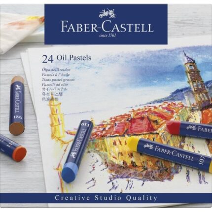 PAQUET DE 24 PASTEL A L'HUIL BOYA SUPERIOR FABER CASTELL