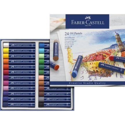 PAQUET DE 24 PASTELS A L'HUIL BOYA FABER CASTELL