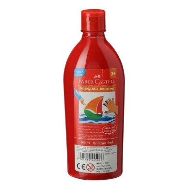 PEINTURE GOUACHE FABER-CASTELL ROUGE 500ML REF:144504