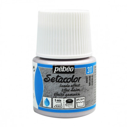 PEINTURE TISSU PEBEO SETACOLOR EFFET DAIM BRUME 45ML N°317