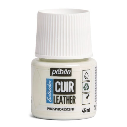SETACOLOR CUIR 45ML PHOSPHORESCENT N°49 PEBEO