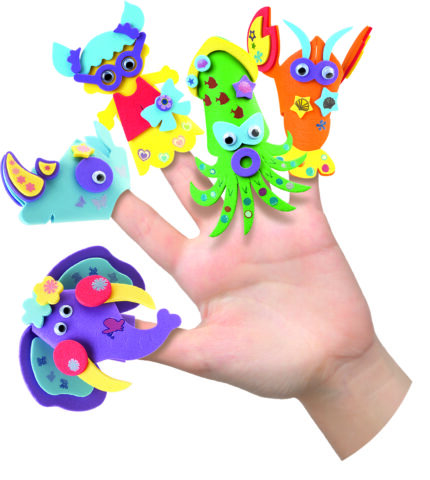 FO72 MARIONNETTES DOIGTS ANIMAUX DU ZOO 5 POUPÉES DIFFÉRENTES + ACCESSOIRES