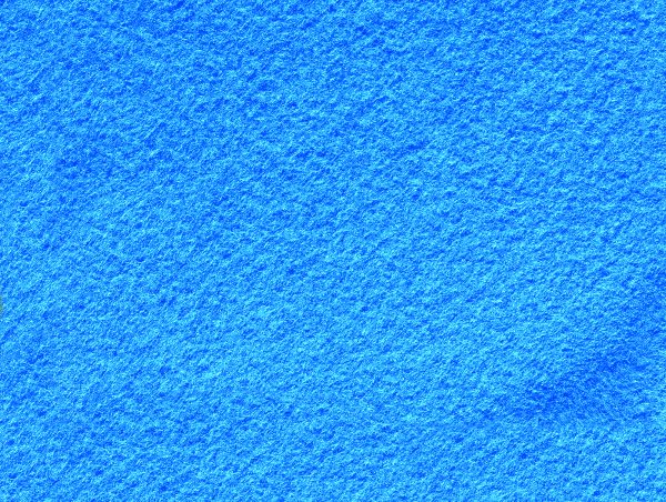 10 FEUILLES  FEUTRINE 150G/M² 20X30CM, BLEU ROY N°35