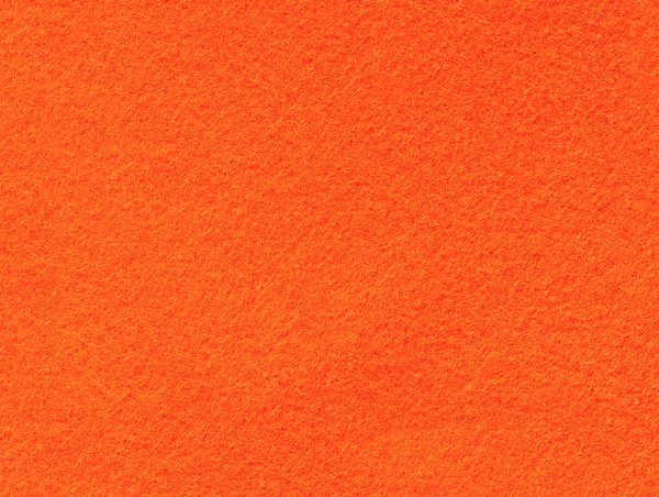 10 FEUILLES  FEUTRINE 150G/M² 20X30CM, ORANGE N°40