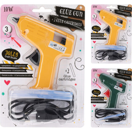 PISTOLET A COLLE 10W +2 BATON DE COLLE REF:155041 FOLIA