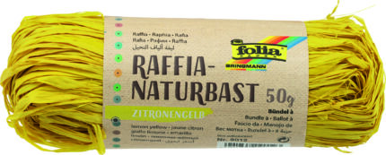 FO9 RAPHIA -  50 grs JAUNE CITRON