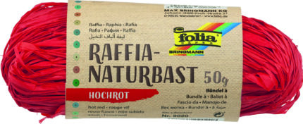 FO9 RAPHIA -  50 grs ROUGE VIF