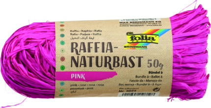 FO9 RAPHIA -  50 grs ROSE VIF