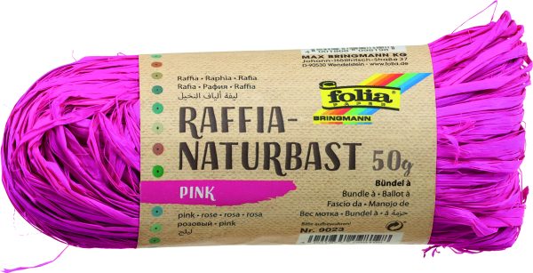 RAPHIA -  50 grs ROSE VIF
