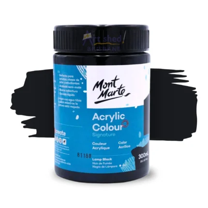 ACRYLIC STUDIO MONT MARTE 300ML NOIR DE FUMEE
