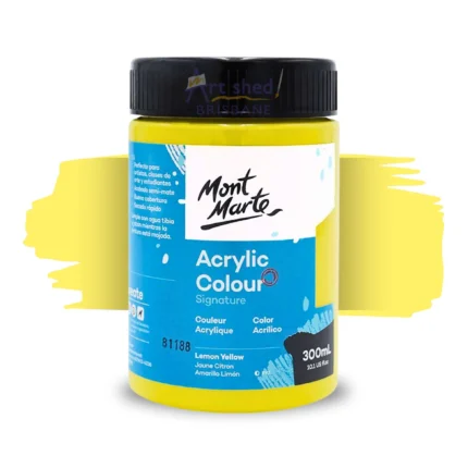 ACRYLIC STUDIO MONT MARTE 300ML JAUNE CITRON